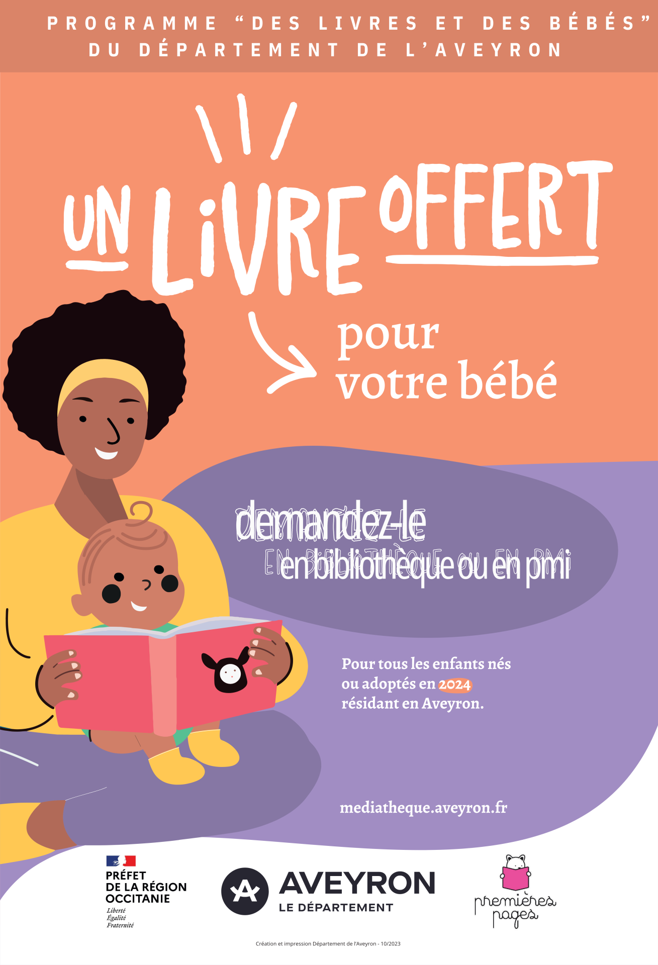 Lire la suite à propos de l’article Livre offert pour bébé