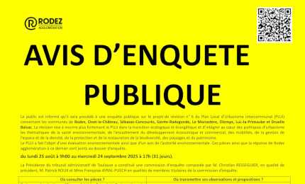 Lire la suite à propos de l’article Le plan local d’urbanisme : Enquête publique du 25 août au 24 septembre