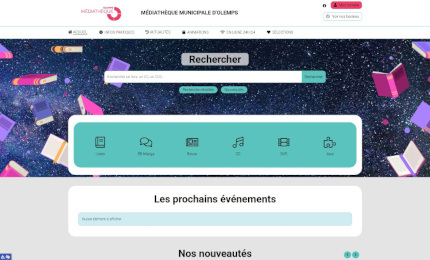 Lire la suite à propos de l’article la médiathèque se dote d’un nouveau site internet